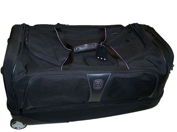 Tumi T Tech Large Wheeled Duffel Bag Luggage 57641D Used 7