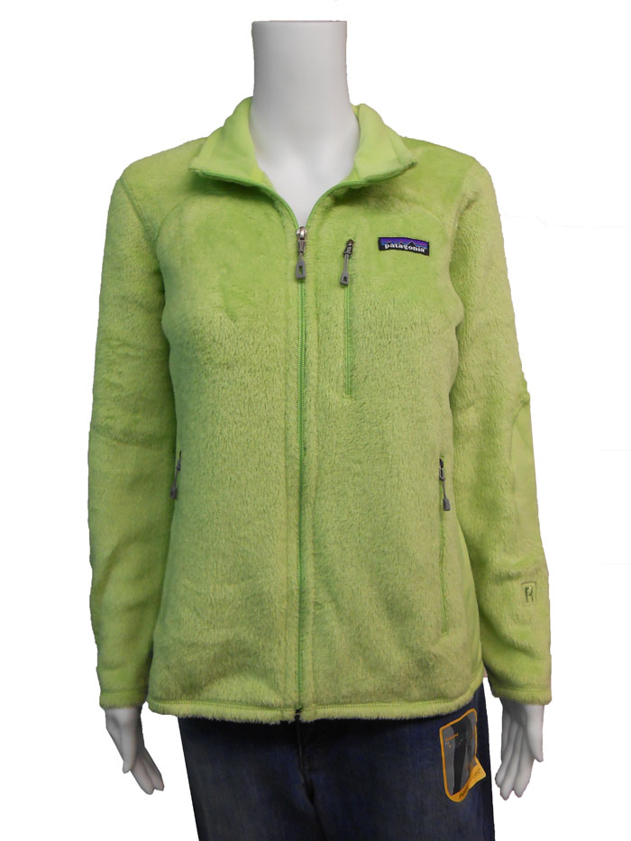 Patagonia Womens Alpine Climbing Slim Fit R2 Jacket NWT Lime Green