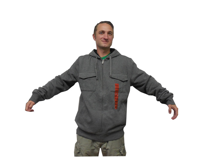 O'Neill Men's Timber Hooded Insulated Zip Up Sweatshirt Hoodie NWT Heather Gray