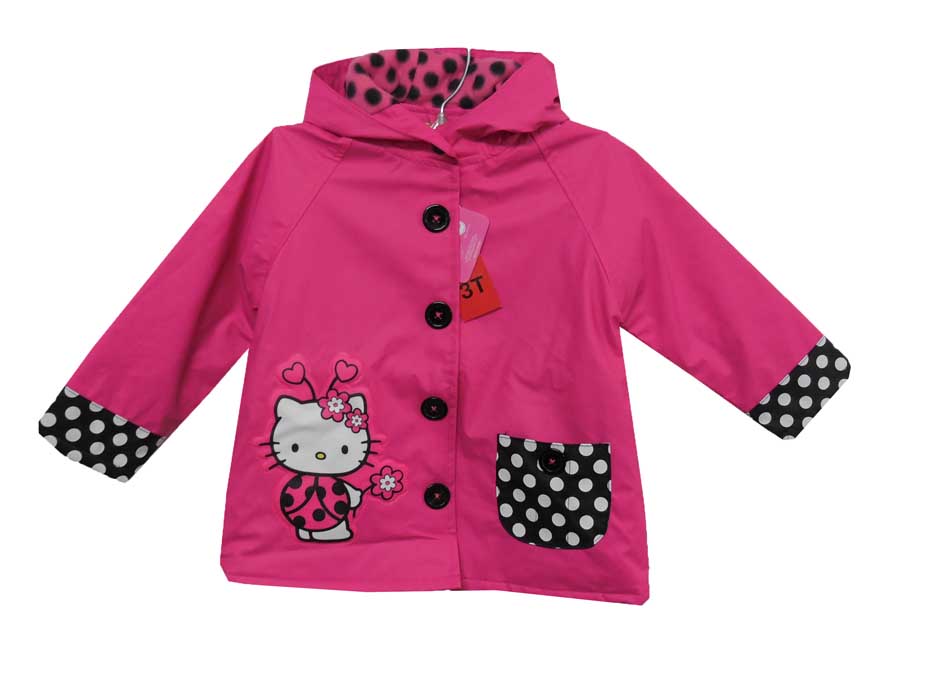 Western Chief Girl's Hello Kitty Ladybug Rain Coat Watermelon Red NWT eBay