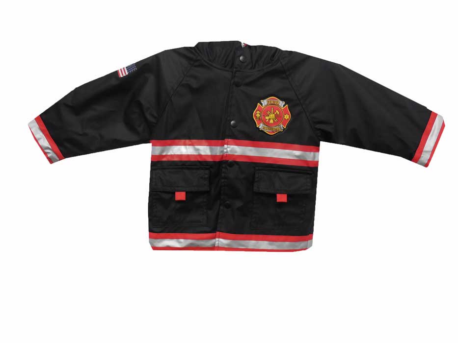 Western Chief Boy's Junior Firefighter Rain Coat Black NWT eBay